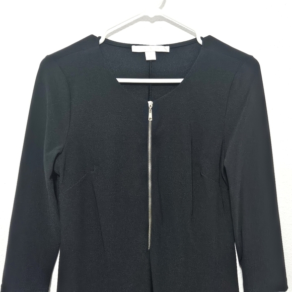 Boston Proper top with gold zipper size xs - Picture 2 of 14